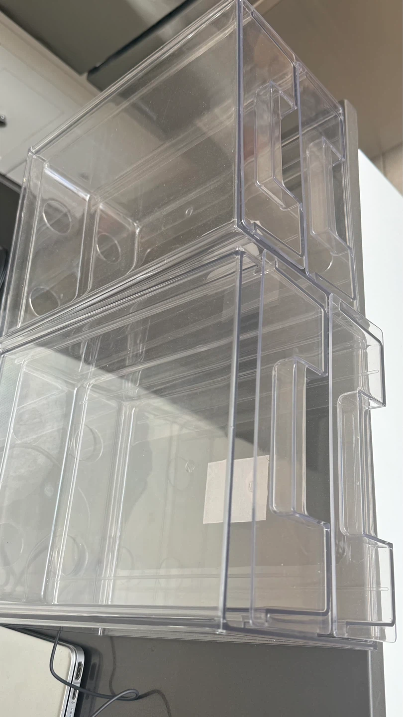 Clear Plastic Drawer Organizer Set - photo 3