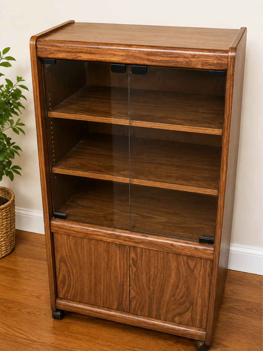 Drexel Bookcase with Glass Doors