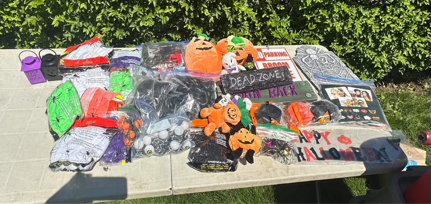 Assorted Halloween Decorations and Party Favours