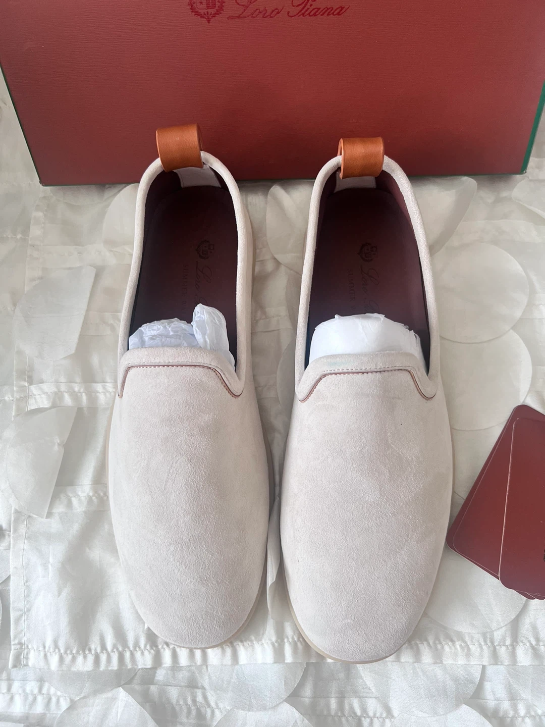 Loro Piana Suede Slip-On Shoes