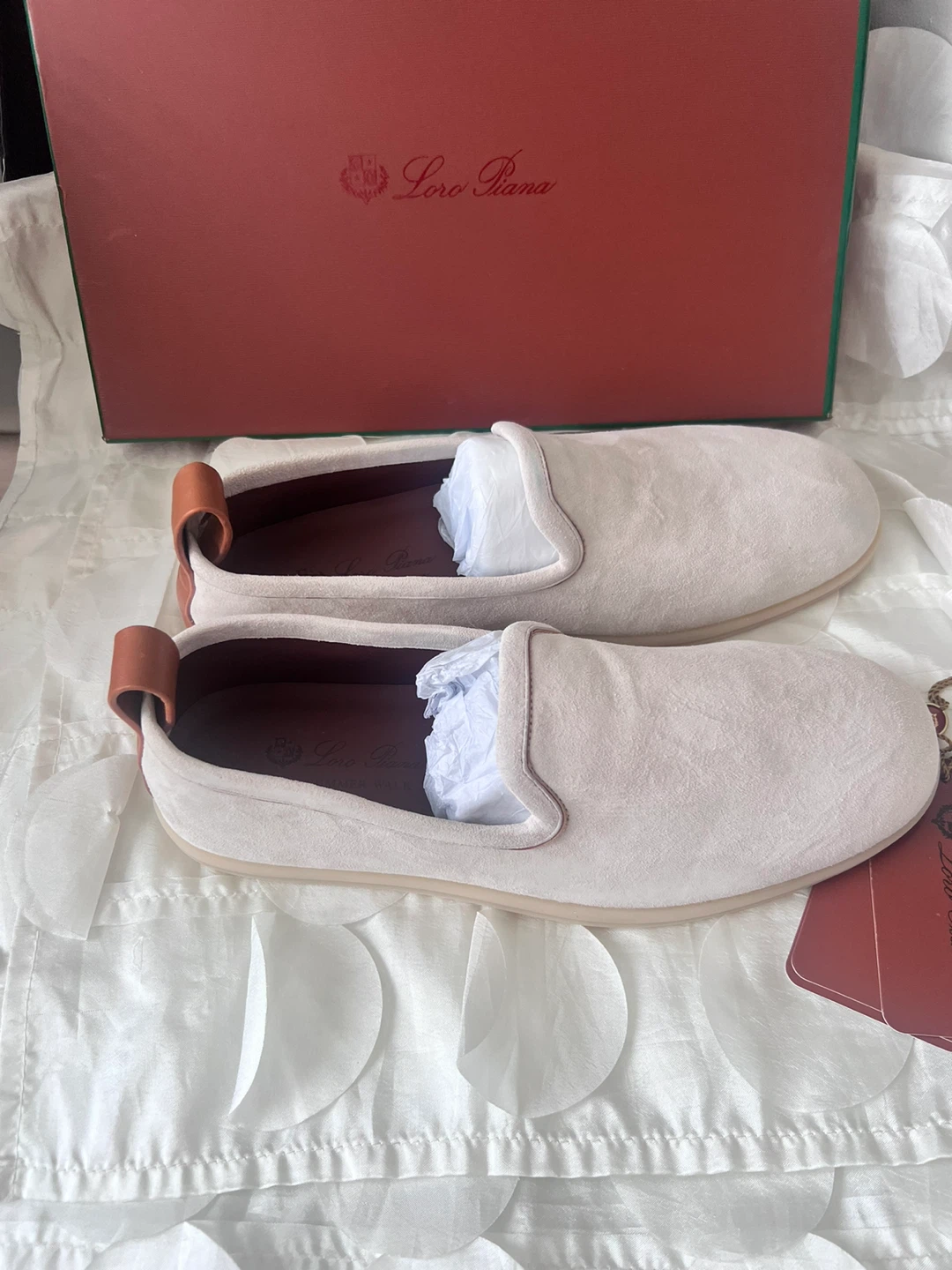 Loro Piana Suede Slip-On Shoes - photo 2