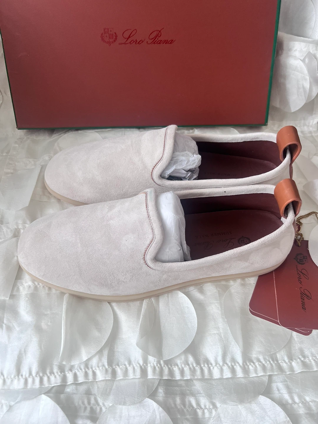 Loro Piana Suede Slip-On Shoes - photo 3