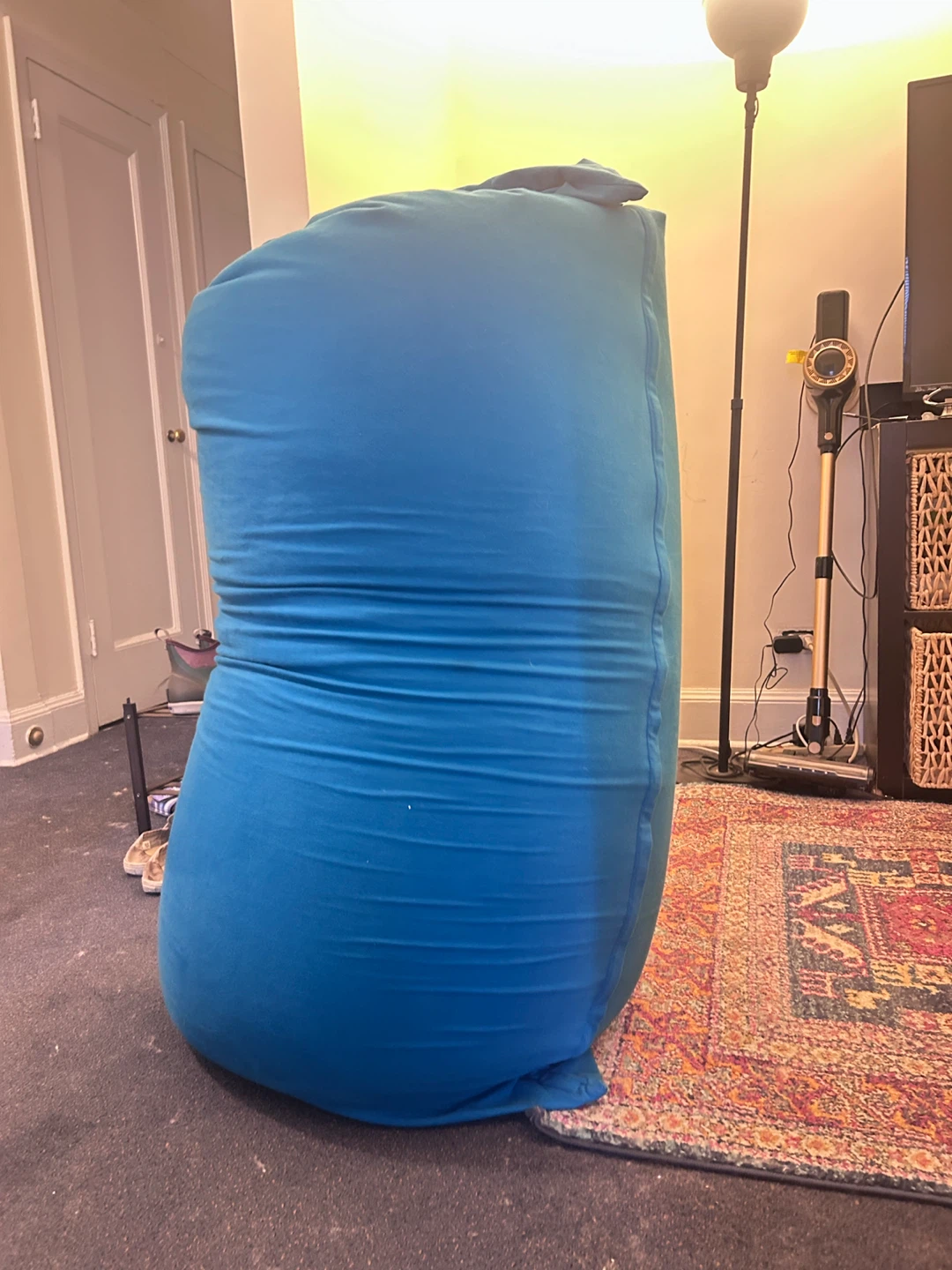 Large Blue Bean Bag Chair