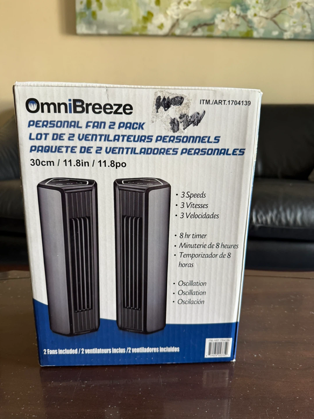 Brand new OmniBreeze Personal Fan 2 Pack