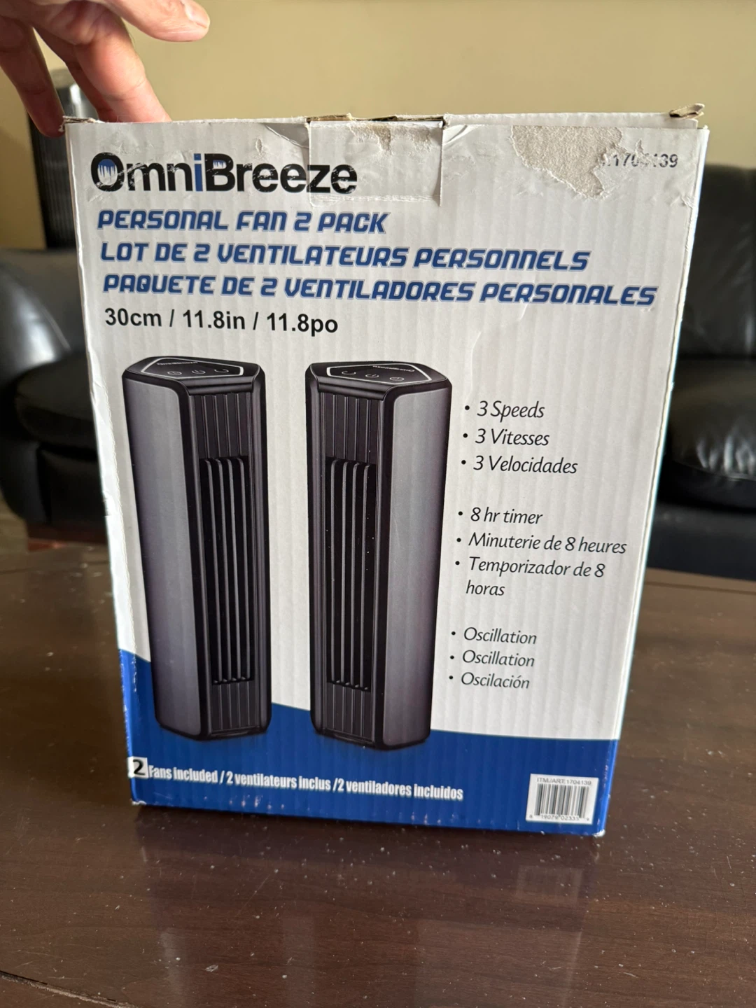 Brand new OmniBreeze Personal Fan 2 Pack - photo 3