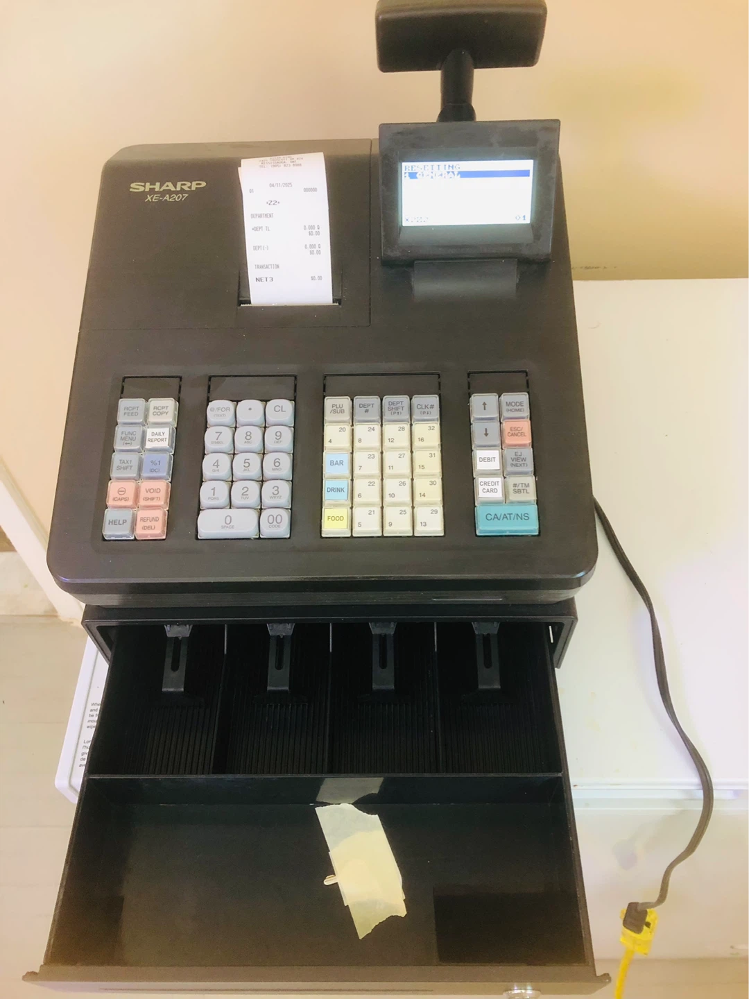 Sharp XE-A207 Cash Register - photo 3