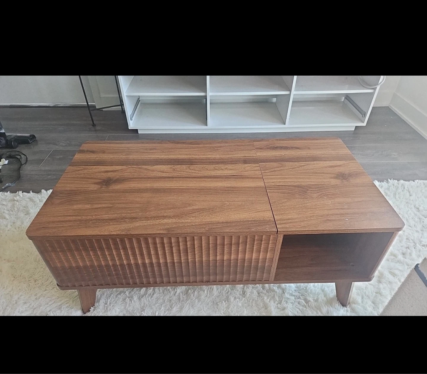 Lift Top Coffee Table with Storage - photo 2
