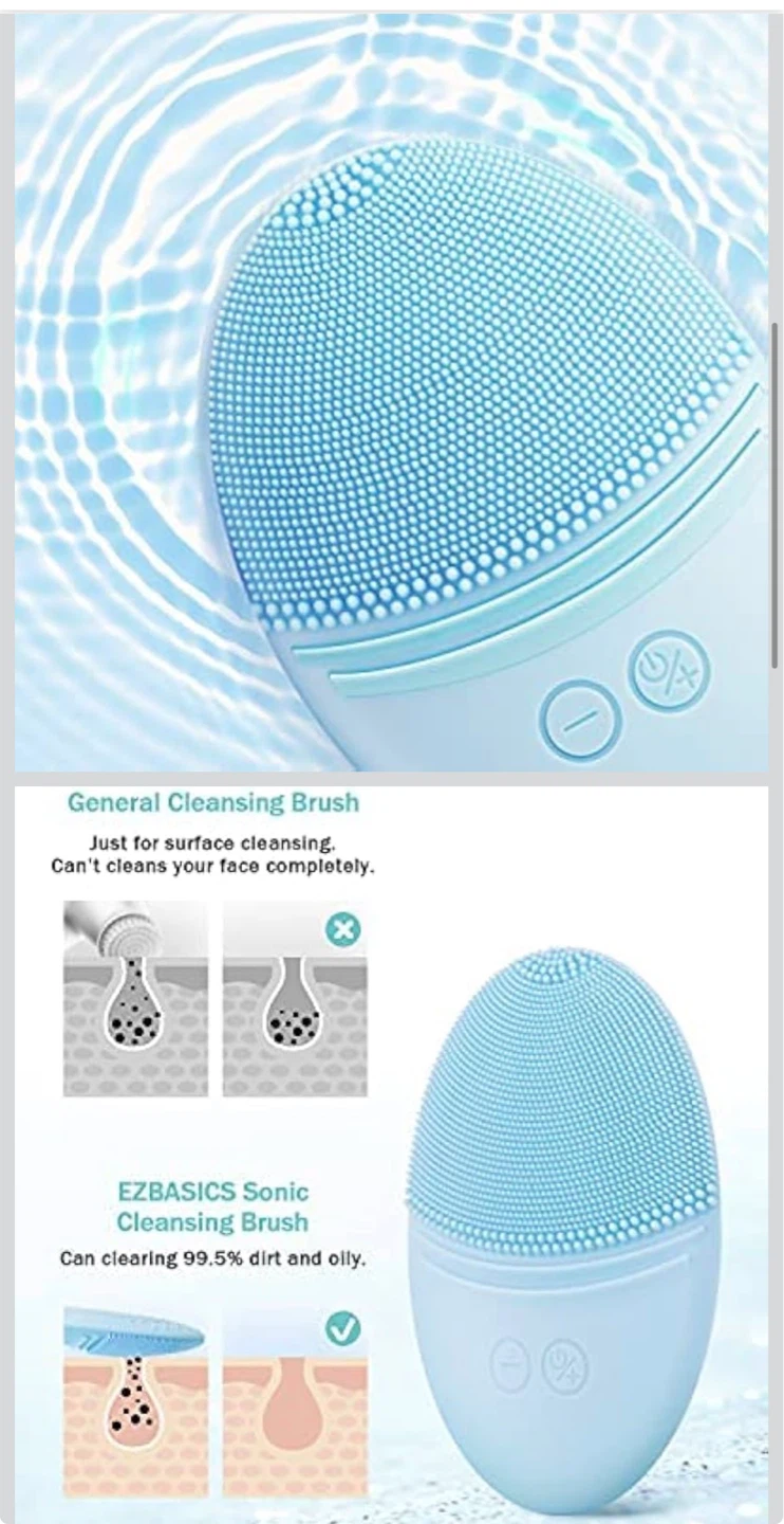 Blue Sonic Facial Cleansing Brush - photo 2
