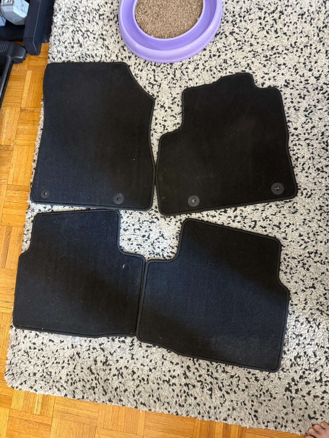 Black Floor Mats Set CRUZE