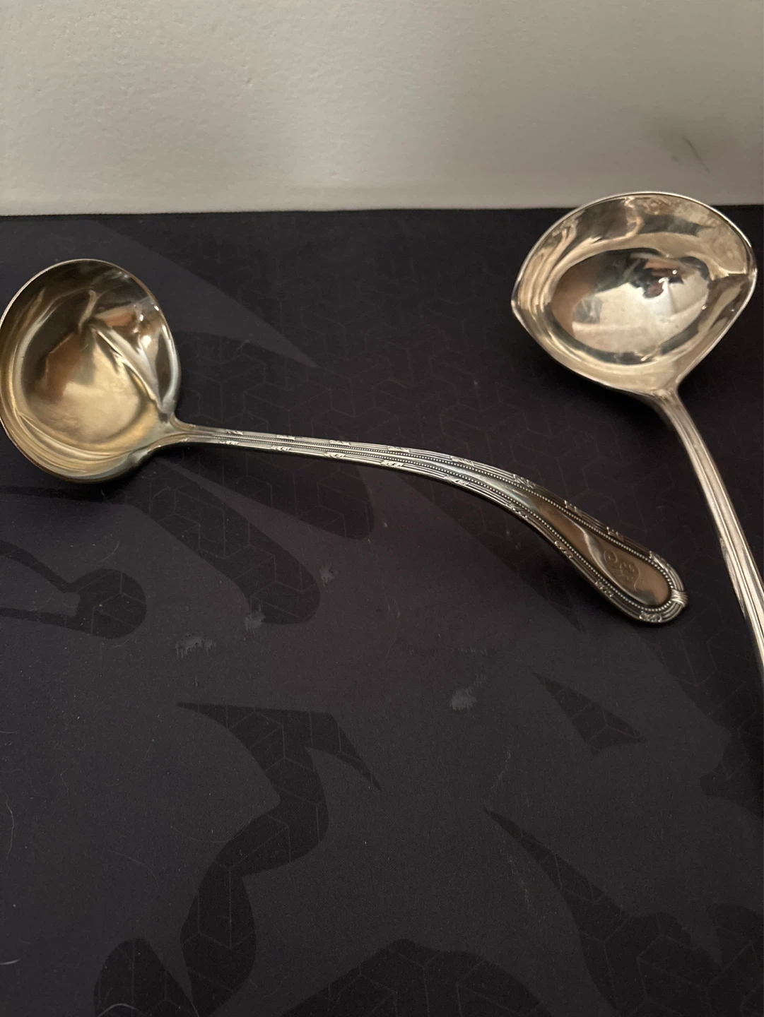 Vintage Silver Plated Soup Ladle- 2 Pieces - photo 4
