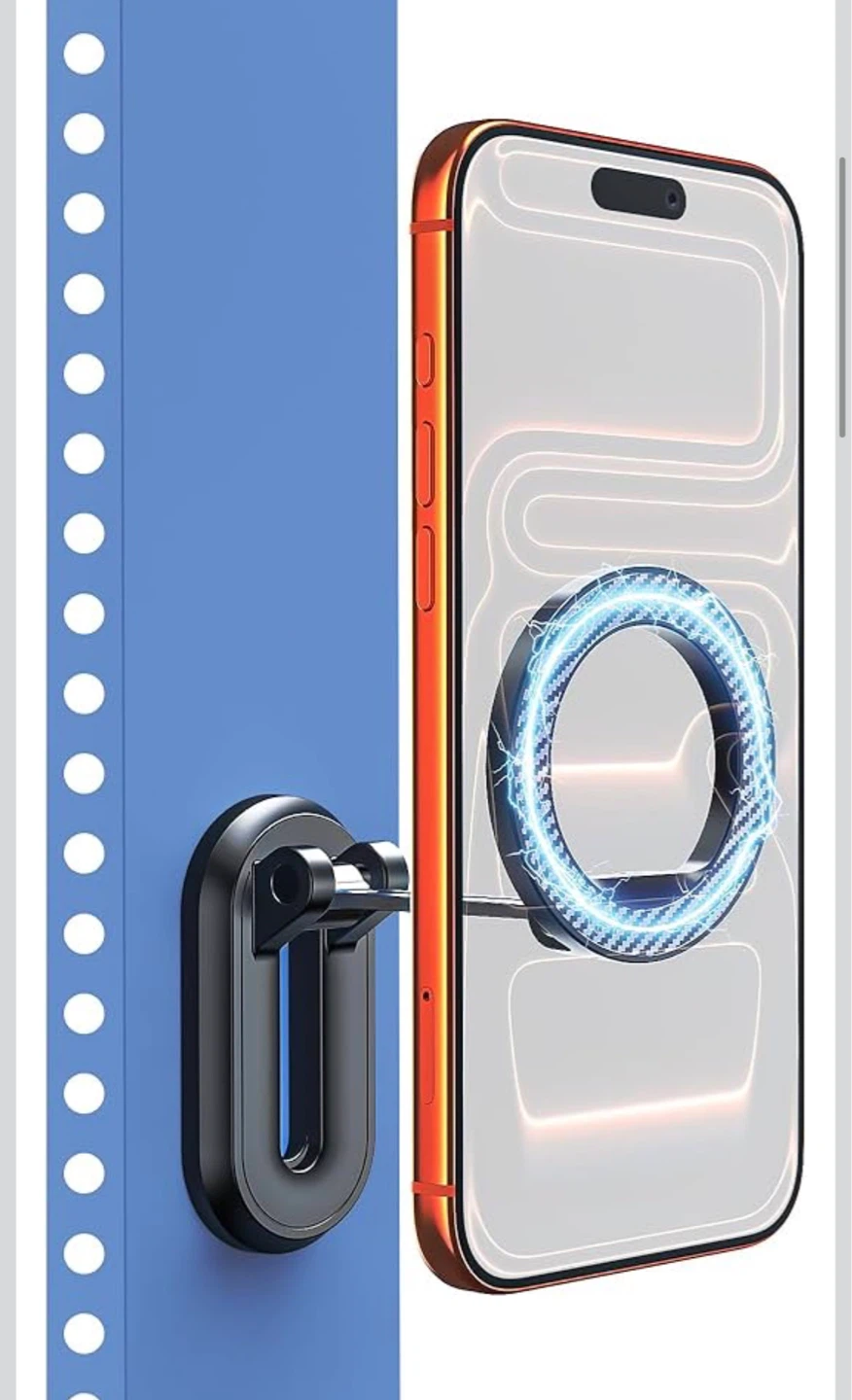 Magnetic Phone Mount Holder for Car, Gym, Fridge - photo 2