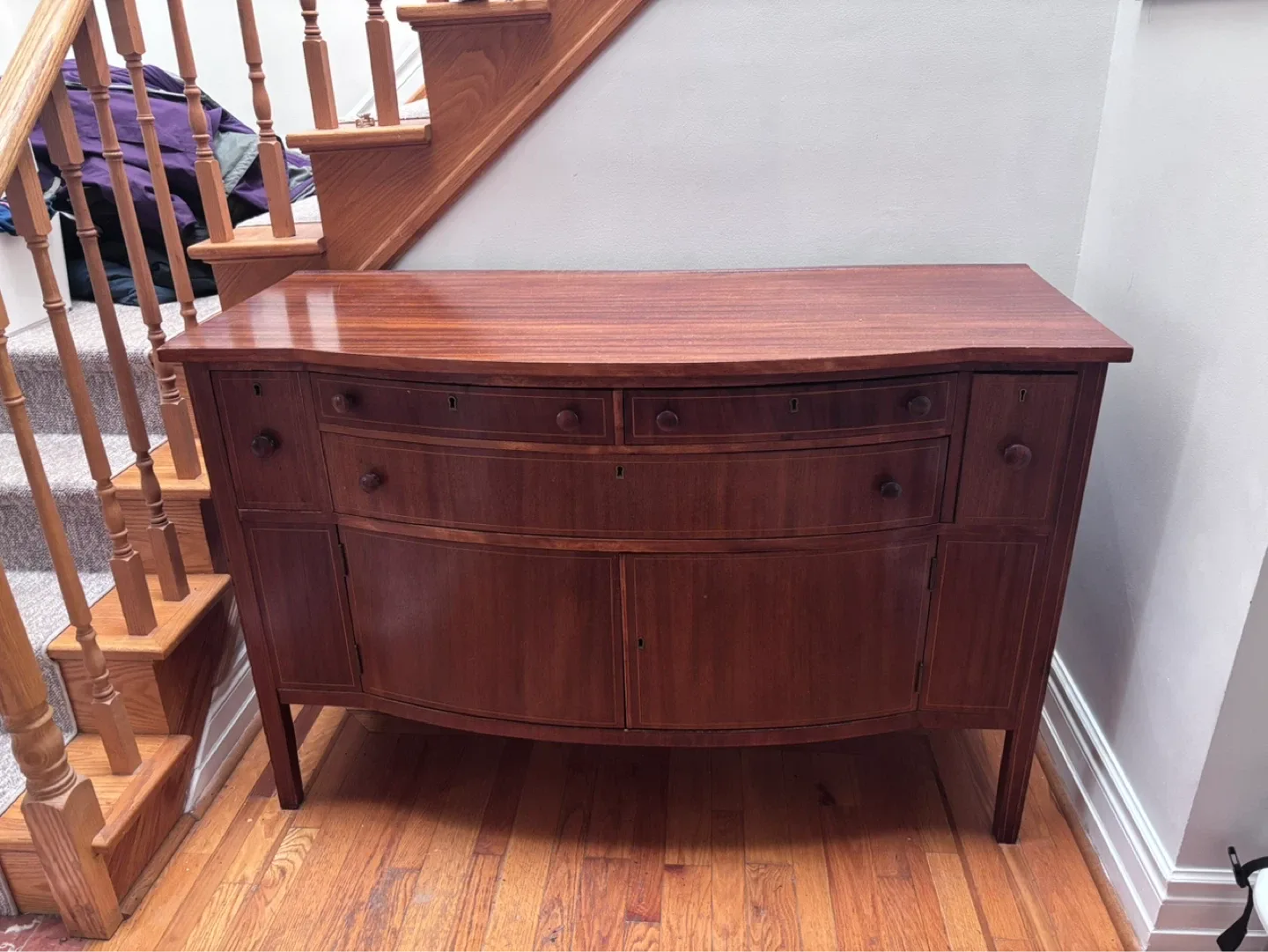 Antique Hall storage table
