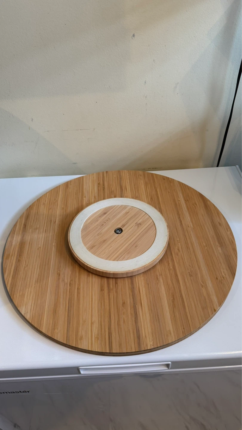 Wooden Kitchen Organizer and Rotating Serving Plate - photo 3