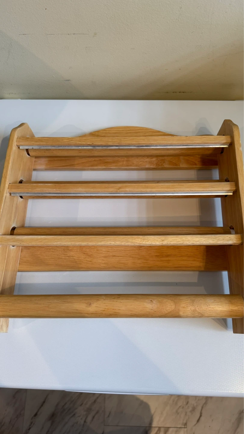 Wooden Kitchen Organizer and Rotating Serving Plate - photo 5