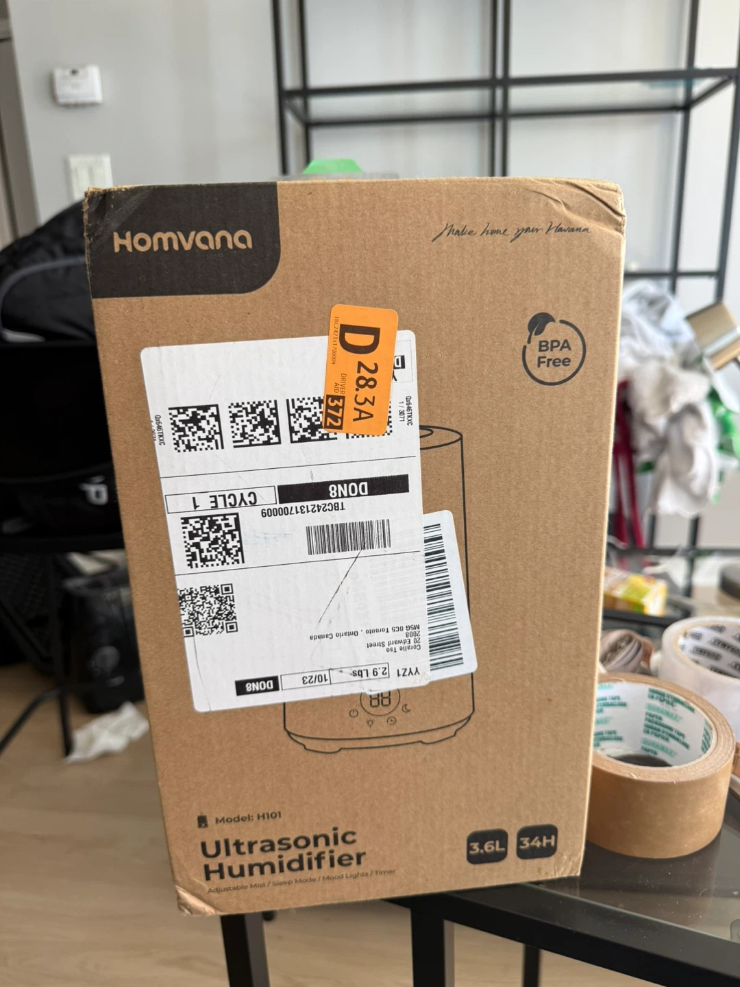 Homvana Ultrasonic Humidifier-white - photo 2