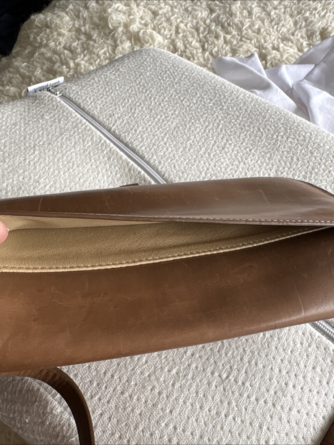 Tumi Leather Shoulder Bag - Brown - photo 3