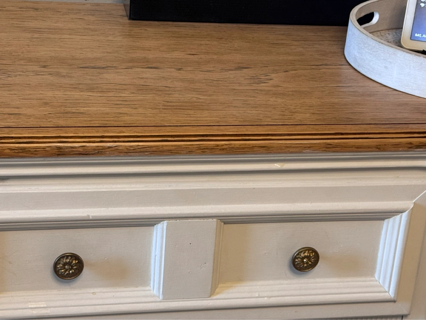 Cream and Wood Dresser/Buffet - photo 5