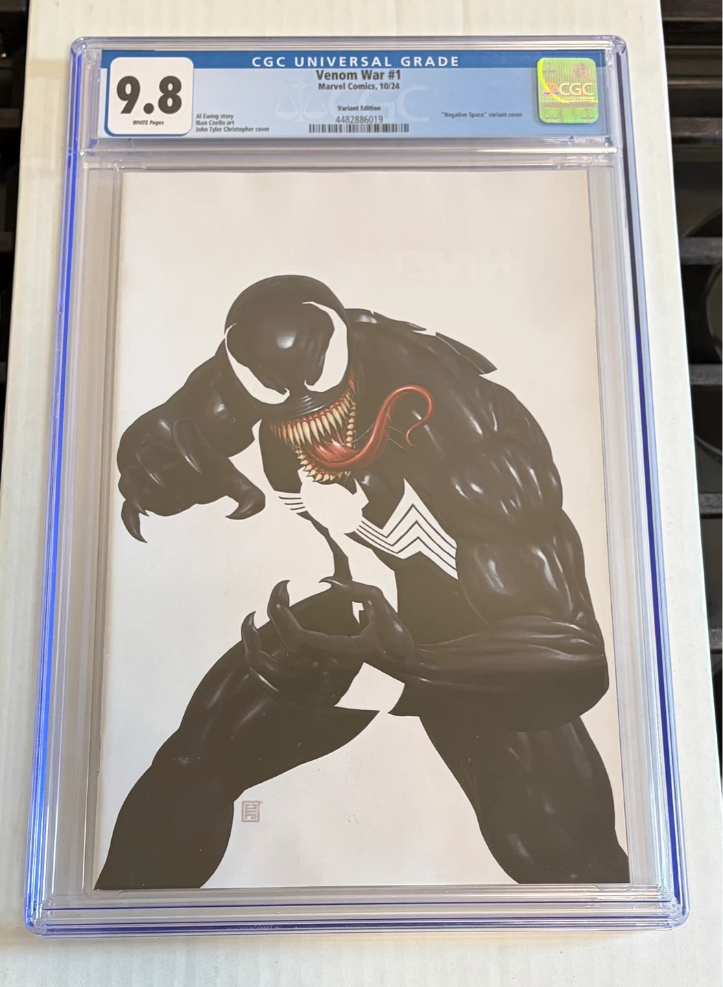 CGC Graded Venom War #1 Marvel Comics Variant Cover Comic Book
