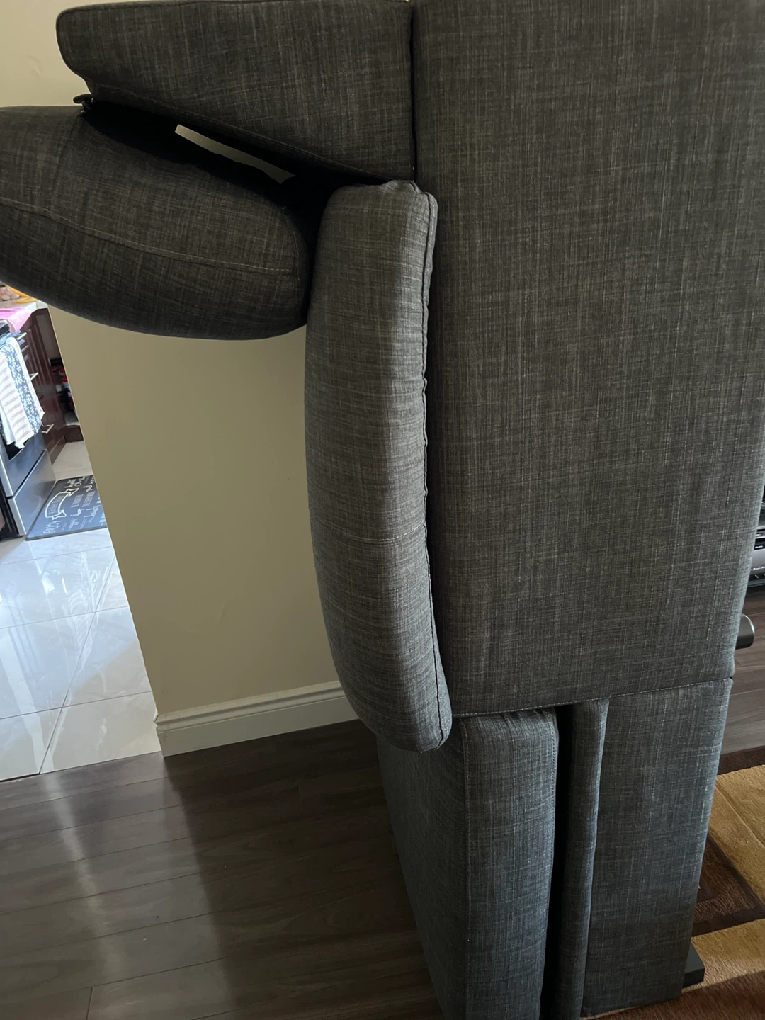 Grey Fabric Sofa - photo 2