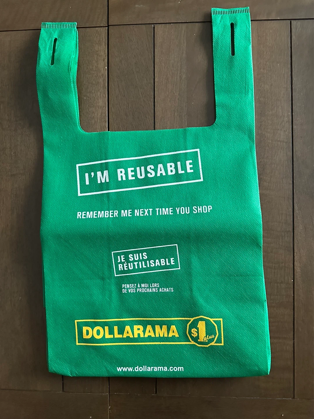 Dollarama Reusable Shopping Bag