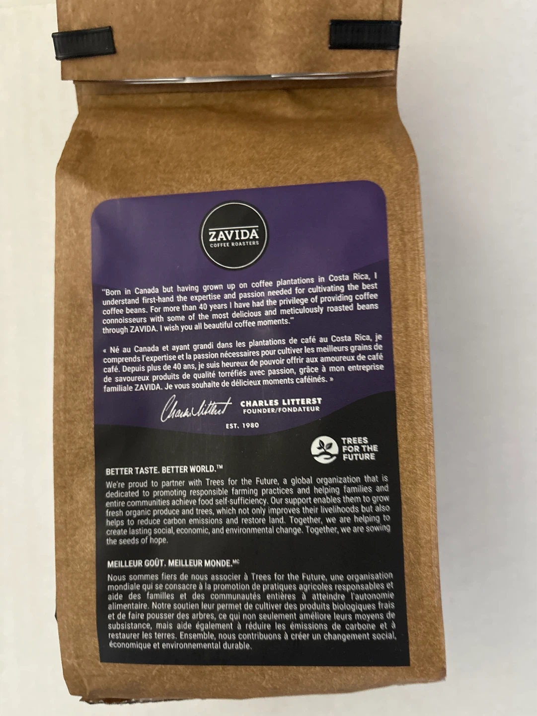 Zavida Hazelnut Vanilla Medium Roast Ground Coffee - 12 oz - photo 2