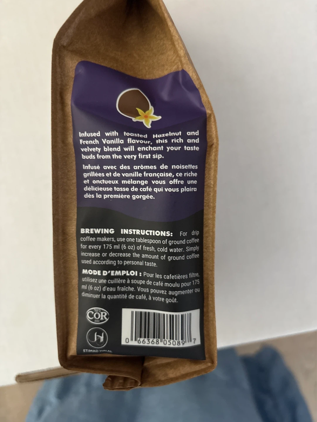 Zavida Hazelnut Vanilla Medium Roast Ground Coffee - 12 oz - photo 4