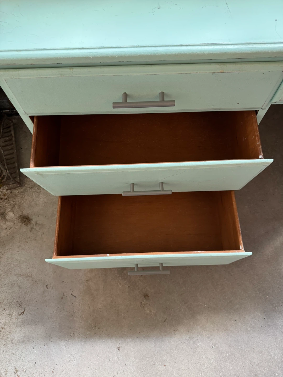 Project Teal Coloured Desk with Drawers - photo 4