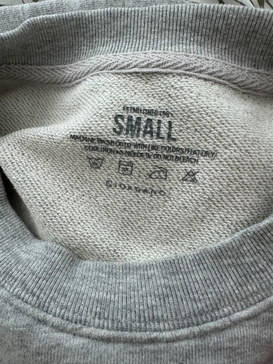 Giordano Grey "Challenge" Sweatshirt - Small - photo 2