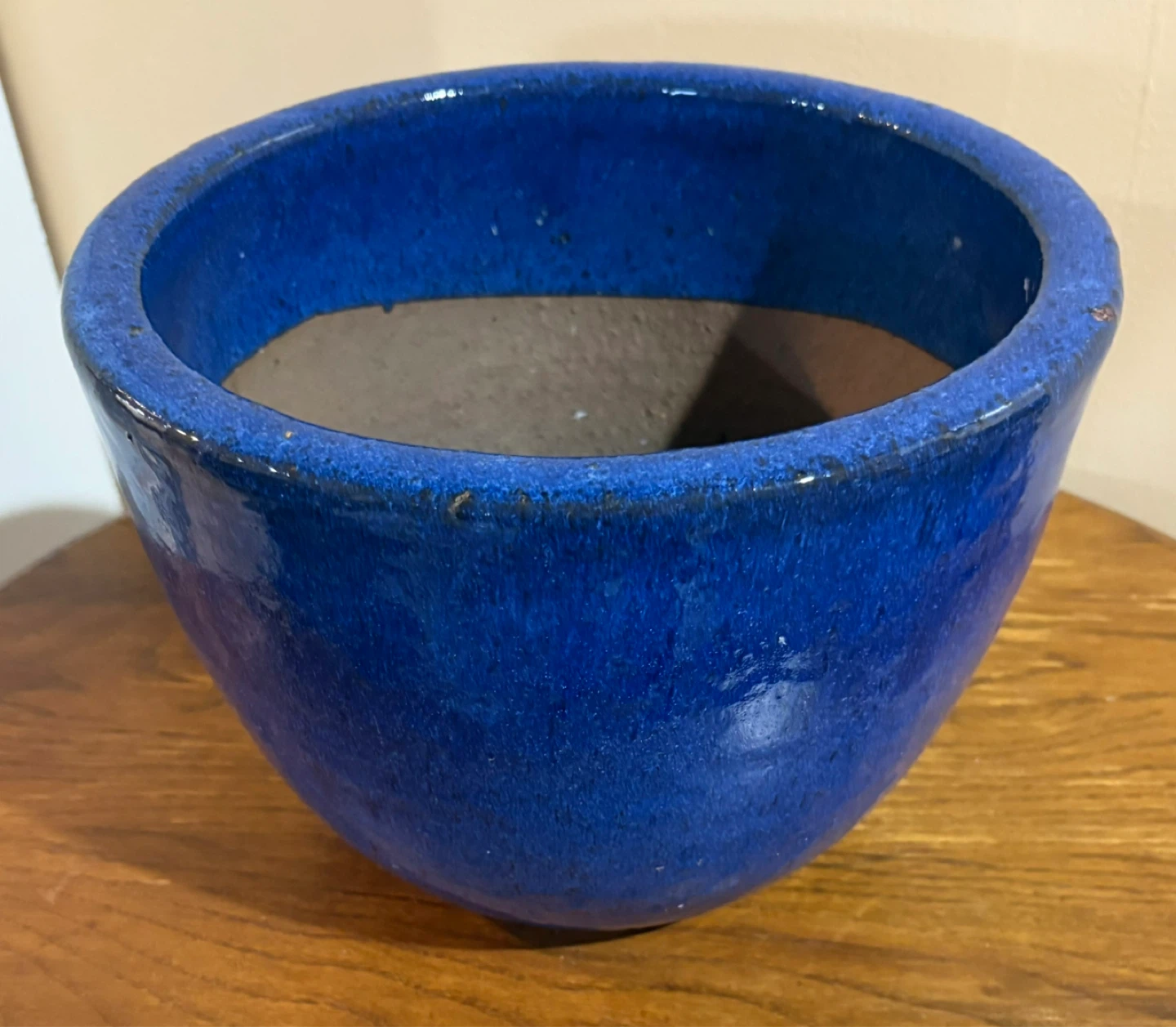 Blue Ceramic Flower Pot