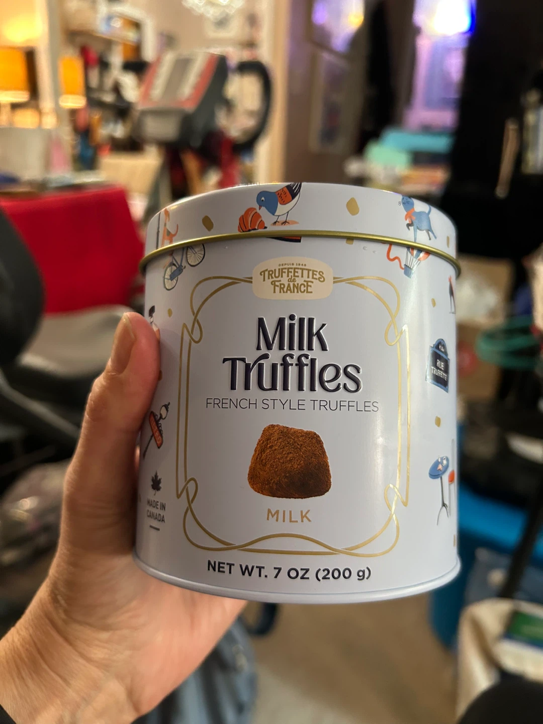 Truffettes de France Milk Chocolate French Style Truffles Tin