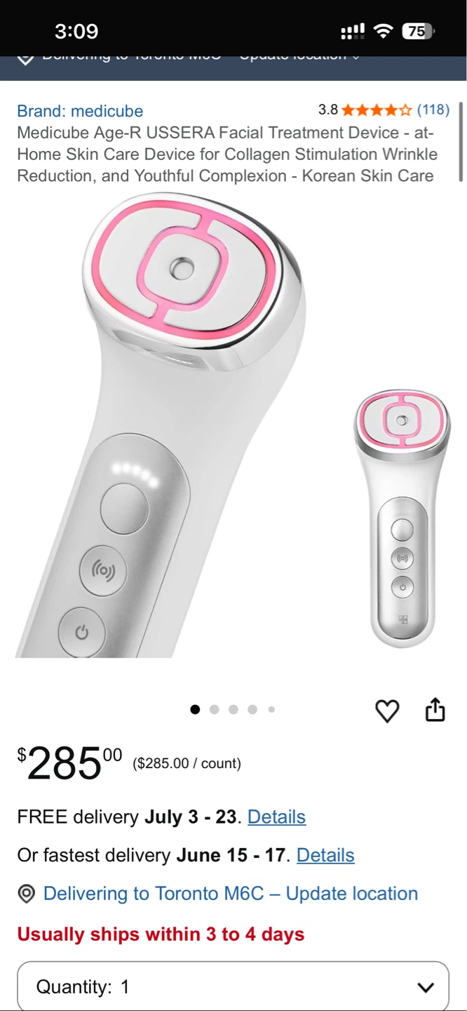 Medicube Age-R USSERA Facial Treatment Device - photo 2