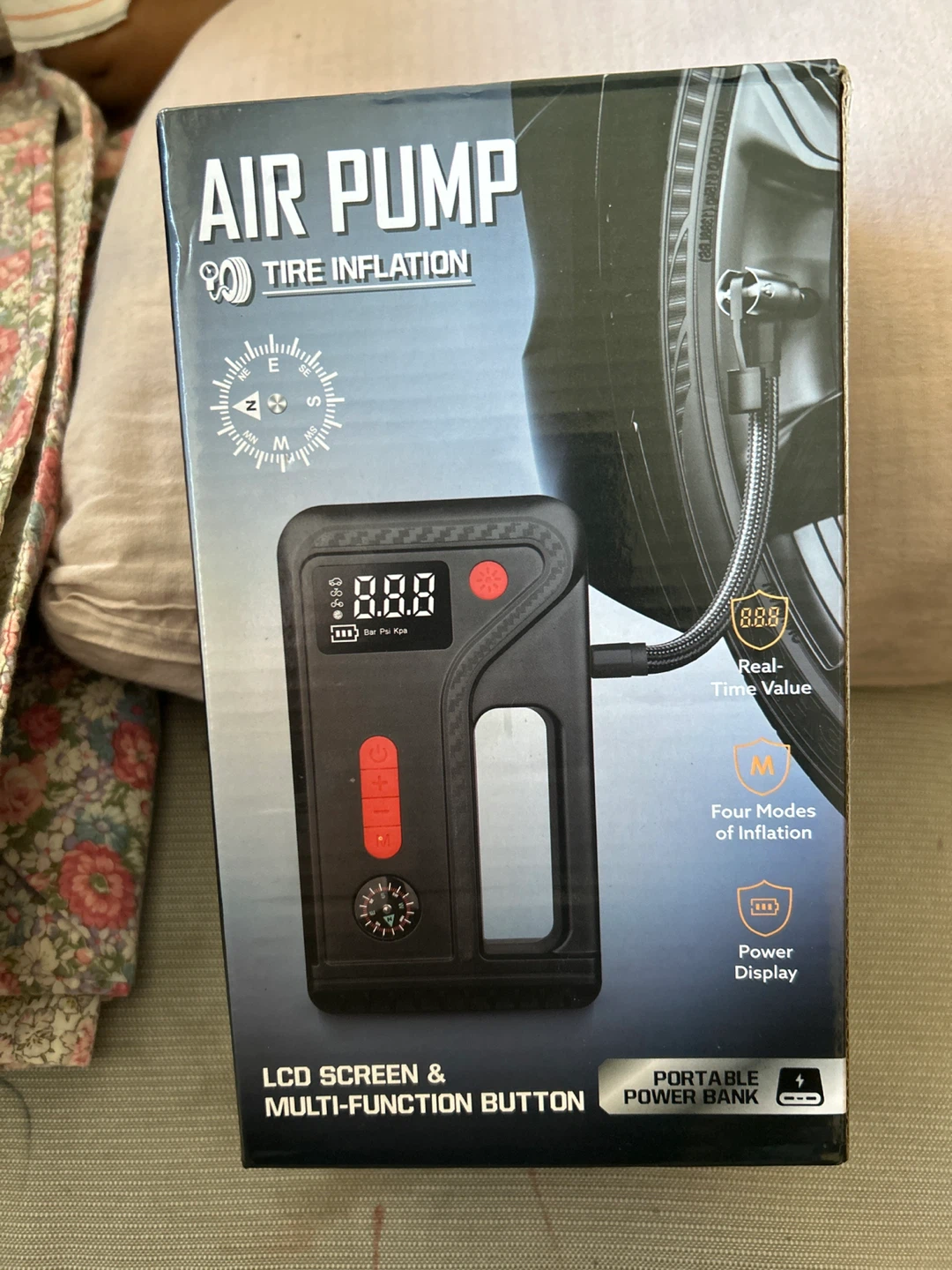 Air Pump Tire Inflation Portable Power Bank