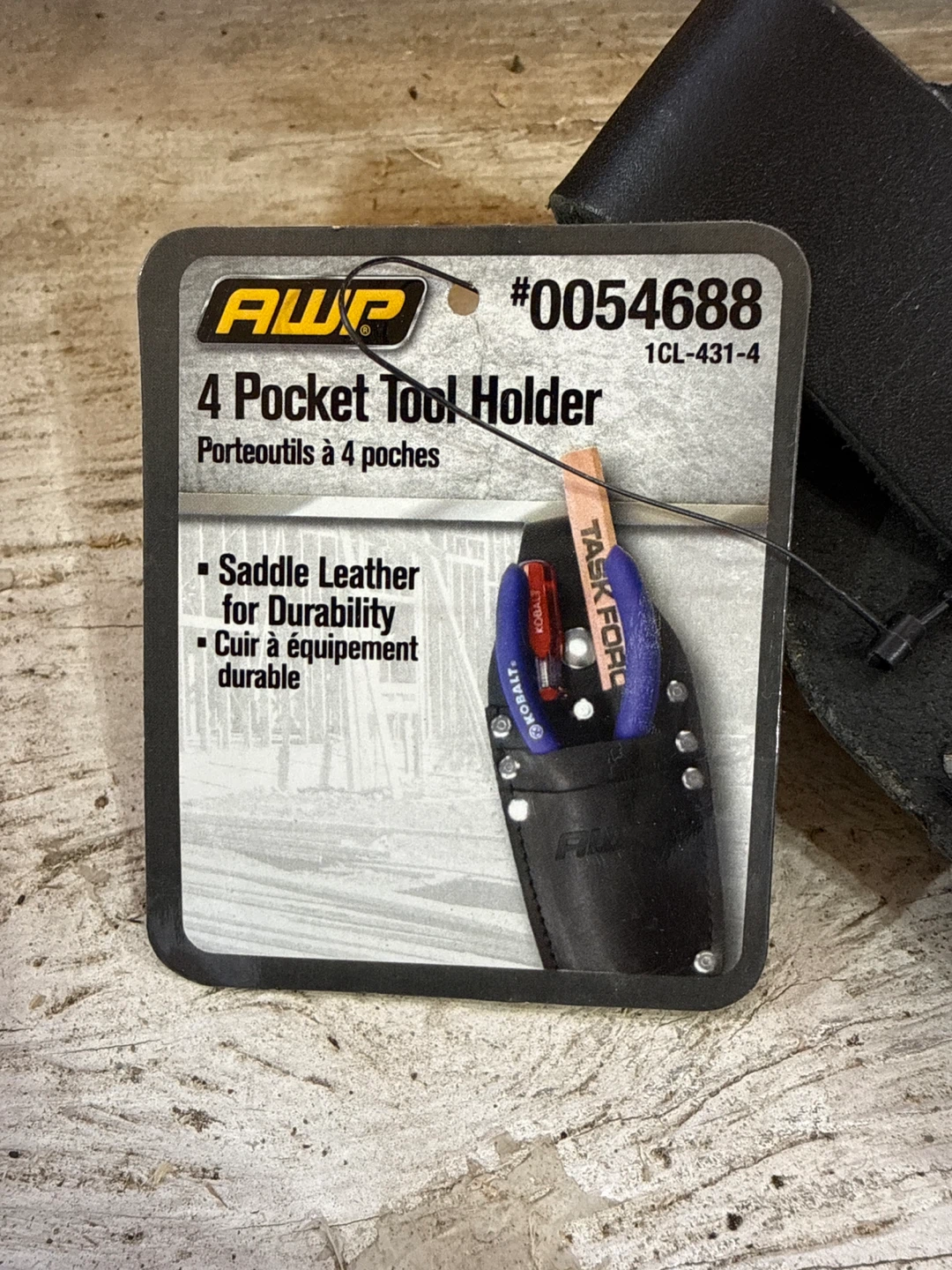 AWP 4 Pocket Tool Holder - Leather