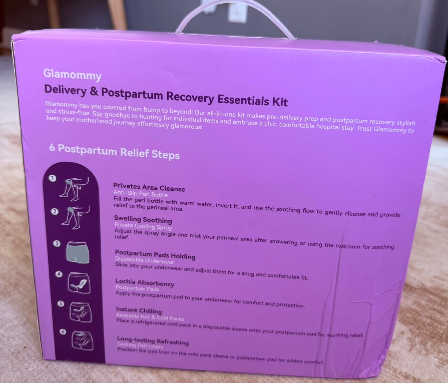 Glamommy Delivery & Postpartum Recovery Essentials Kit - photo 2