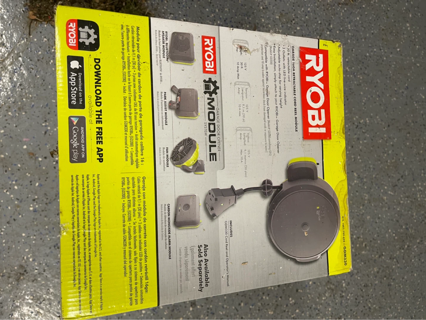 Ryobi Retractable Cord Reel