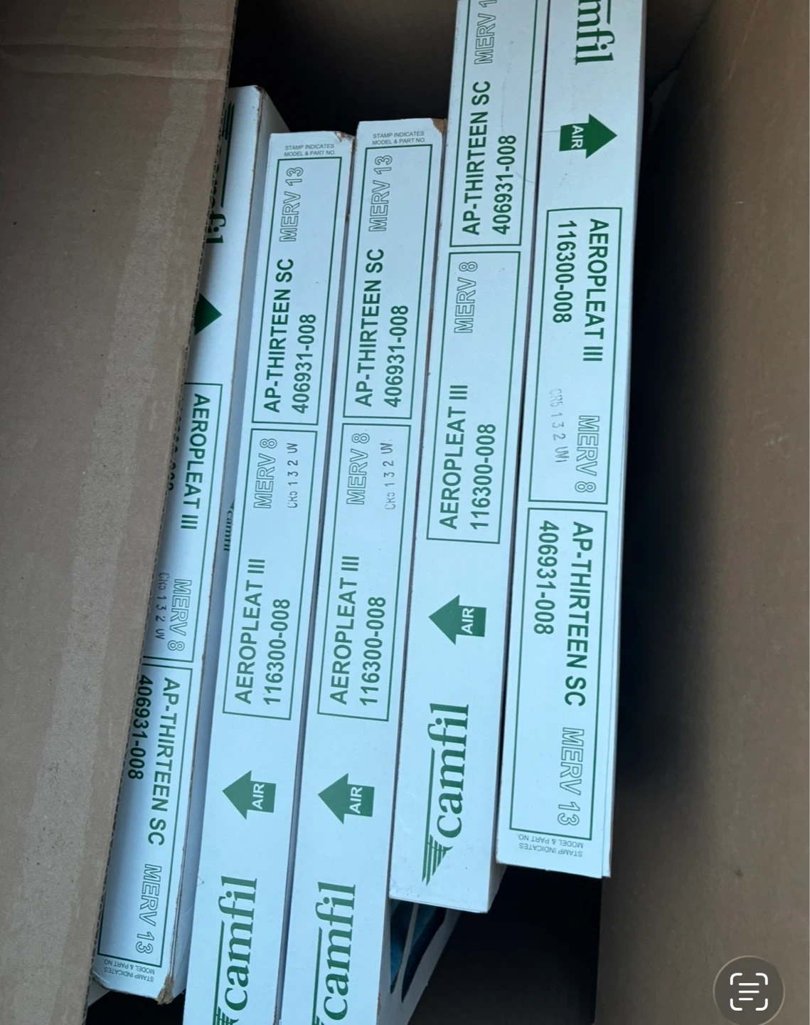 Camfil Aeropleat III Furnace Filters (12-Pack) - photo 2