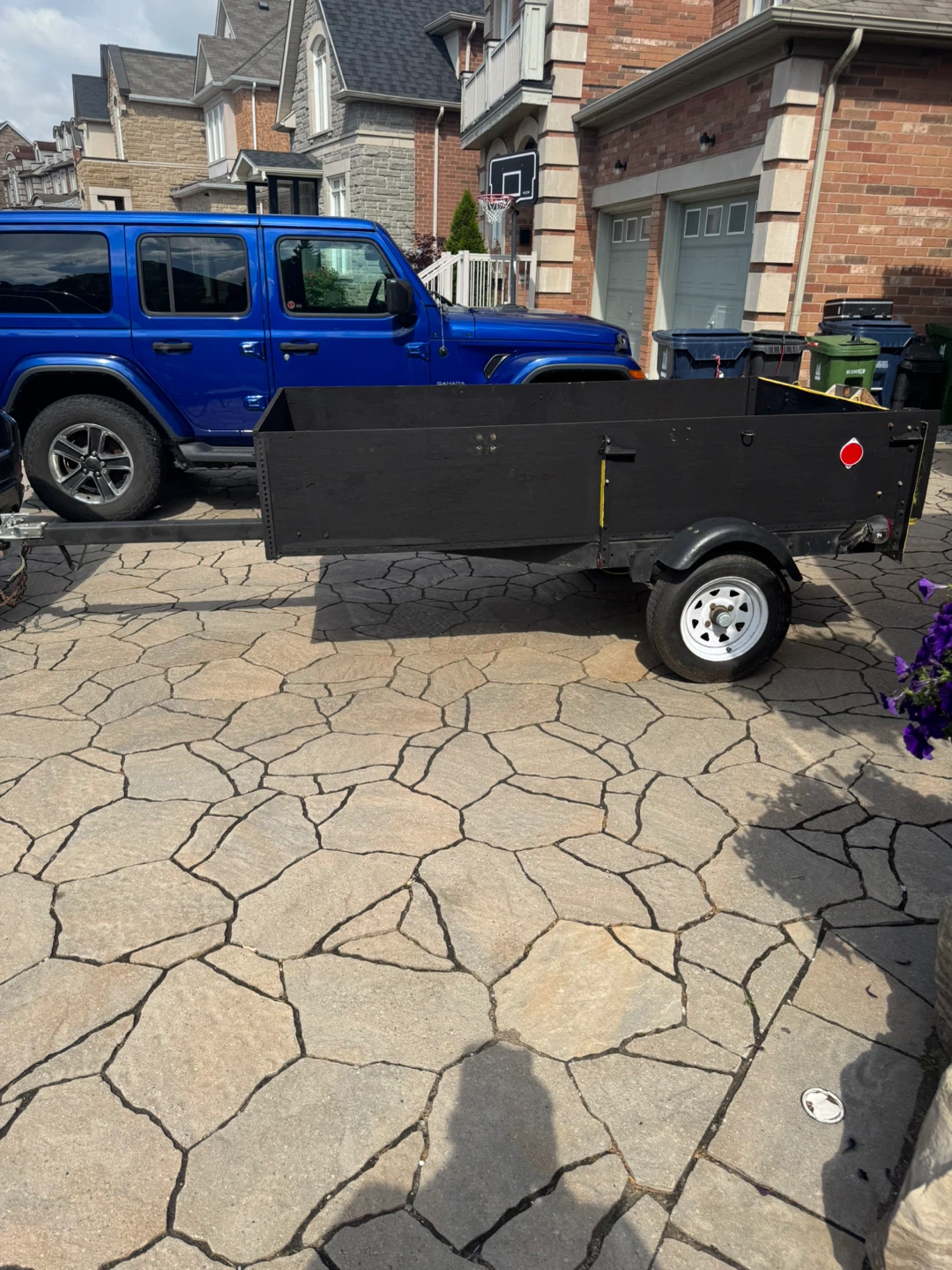 Black Utility Trailer