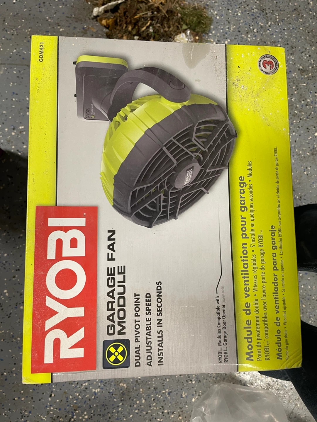 RYOBI Garage Fan Module GDM421 - photo 2