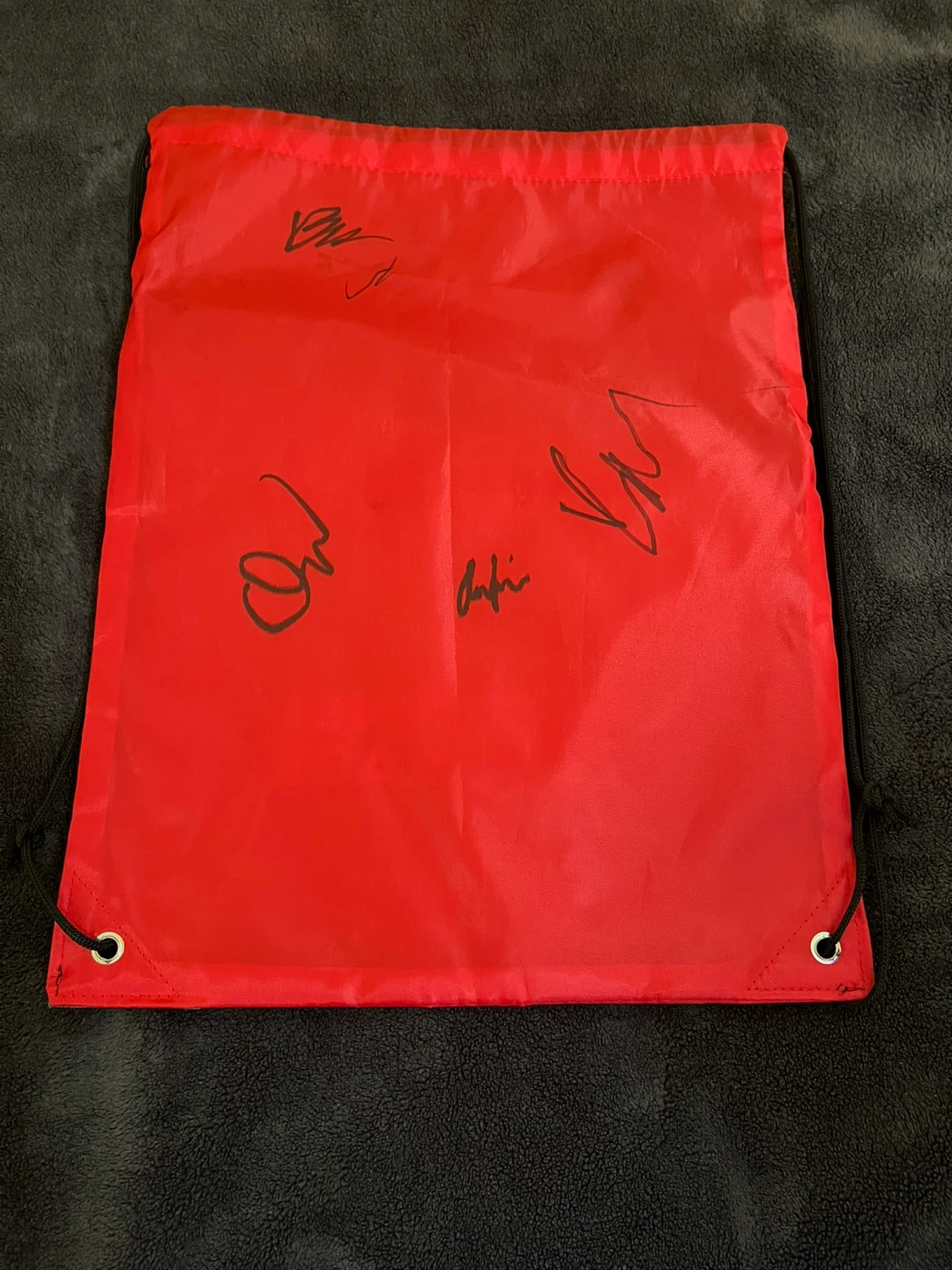 Signed bandits basket ball bag