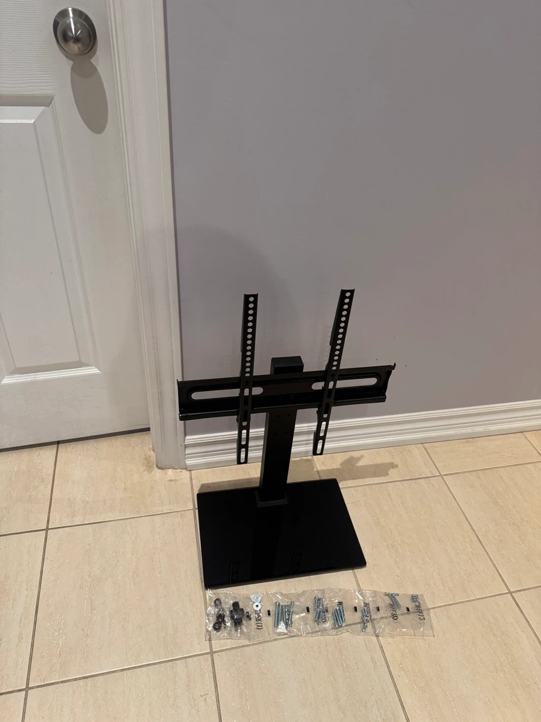 Black TV Stand Base