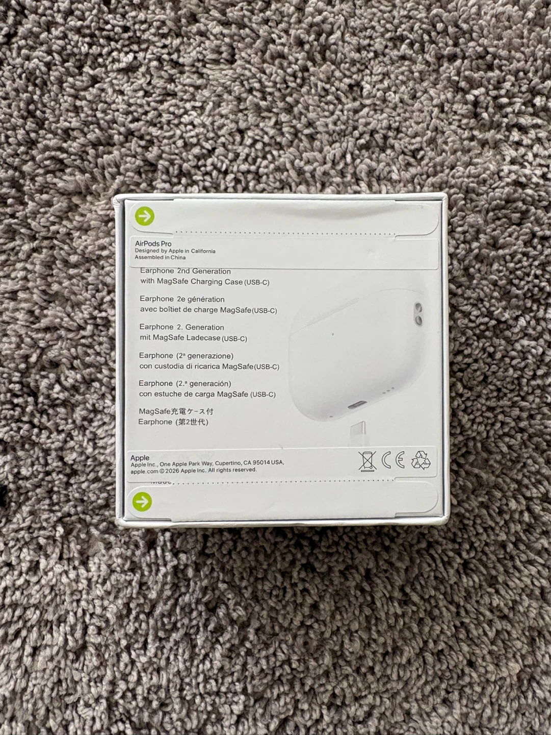 Apple AirPods Pro (2nd Gen) with MagSafe Charging Case - photo 2
