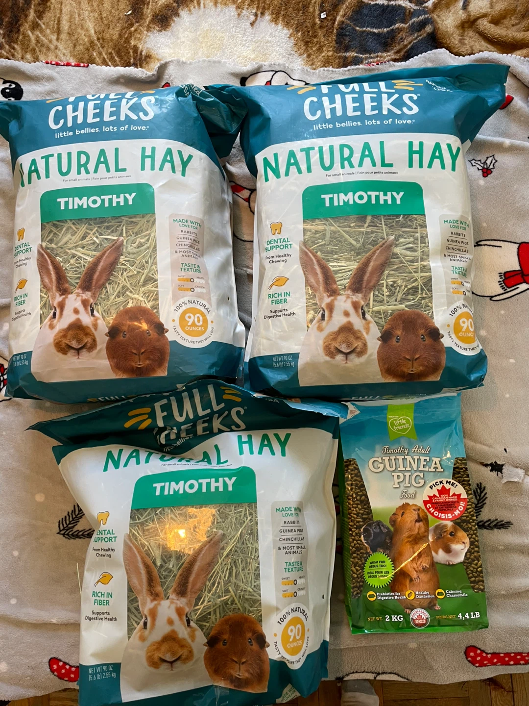 Guinea Pig Food & Timothy Hay Lot