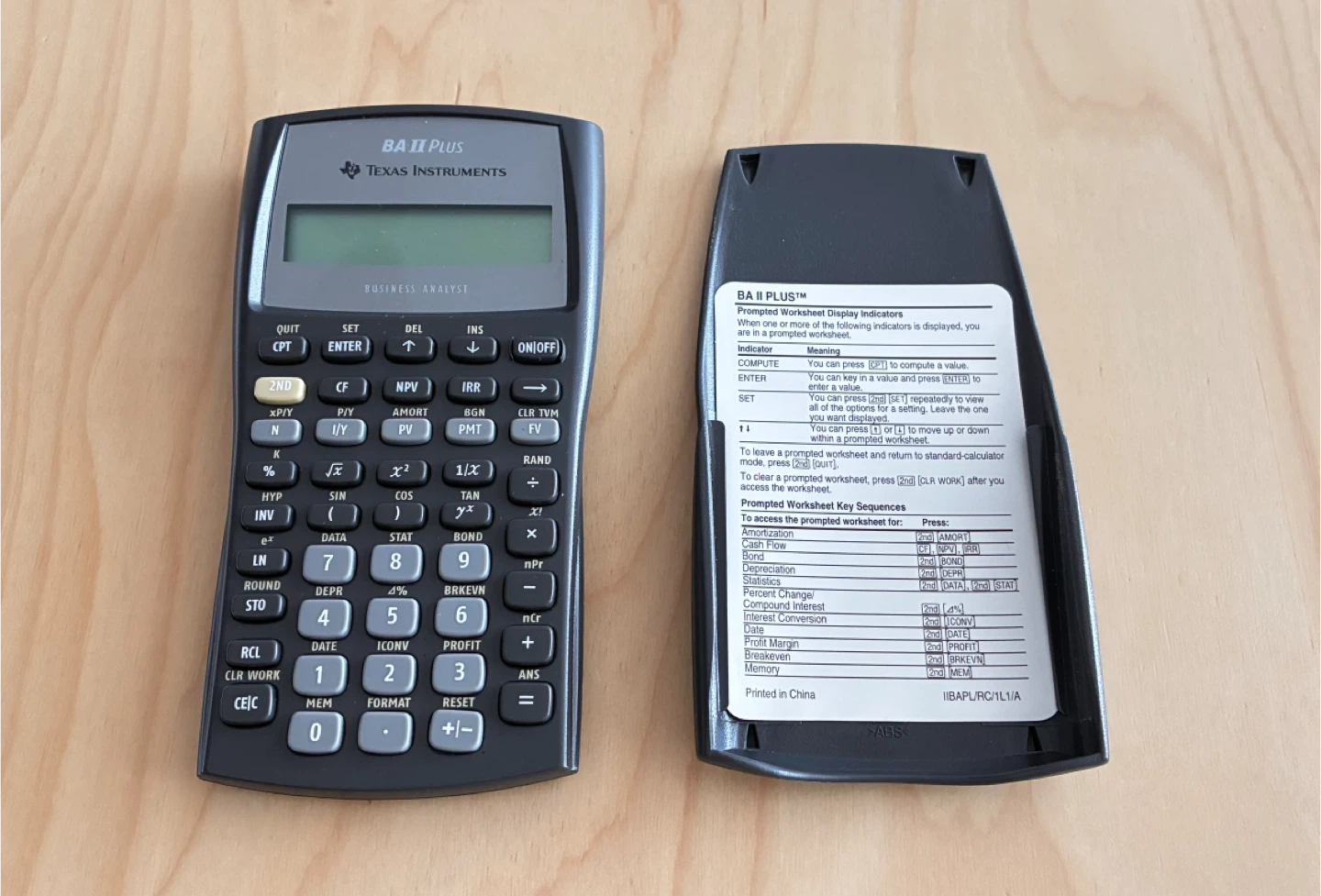 Texas Instruments BA II Plus Professional Calculator - photo 2