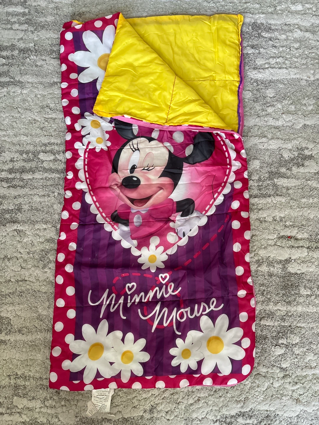 Kids Minnie Mouse Sleeping Bag