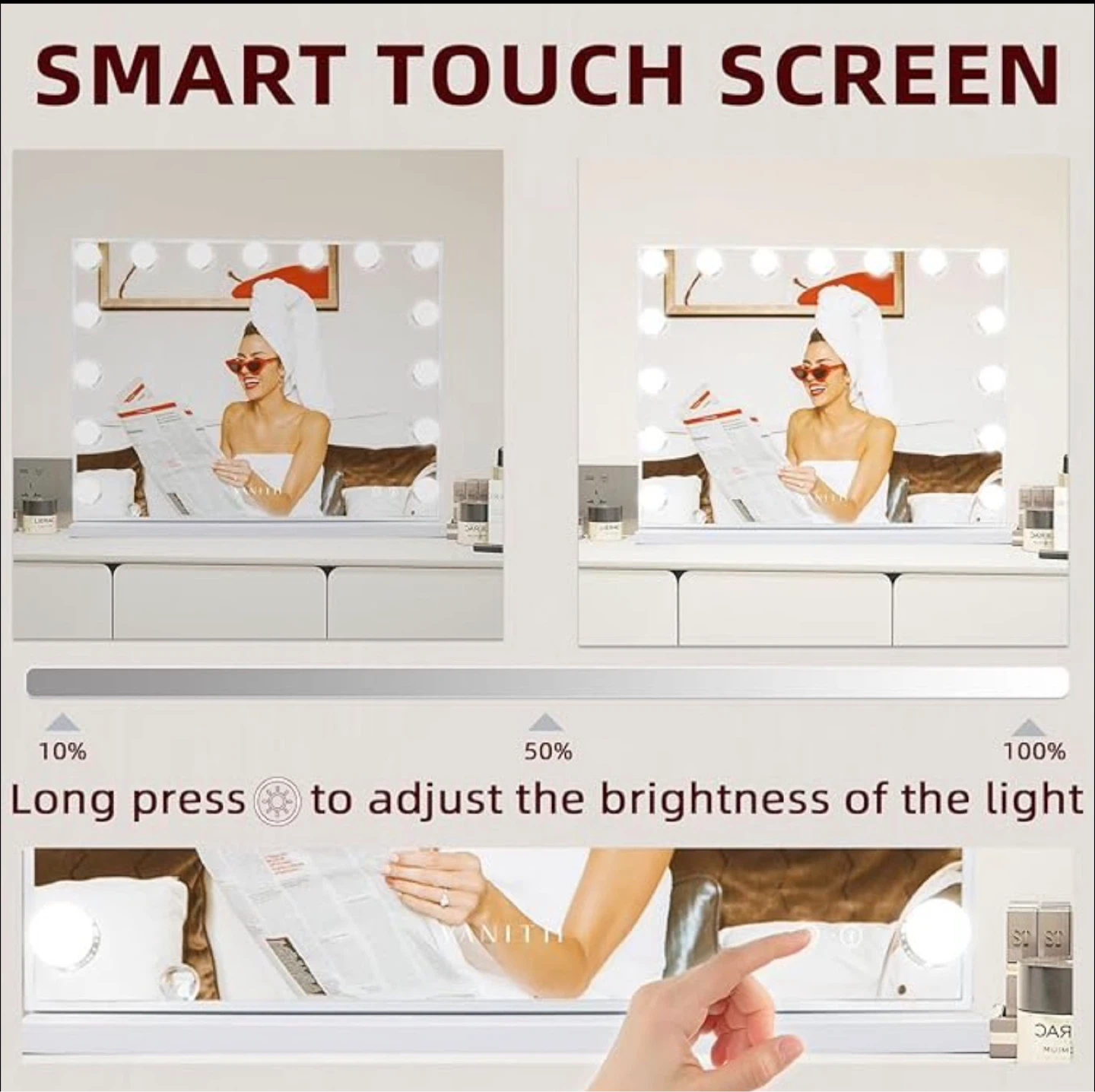 VANITII Smart Hollywood Makeup Mirror with Lights - photo 4