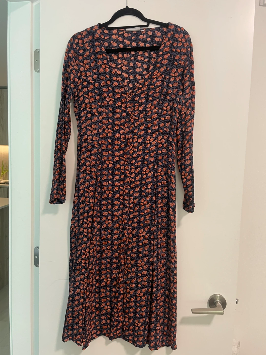 Minimum Floral Print Midi Dress - Size 36