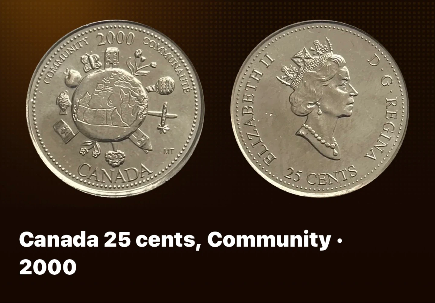 Collectable Canadian quarter - photo 3
