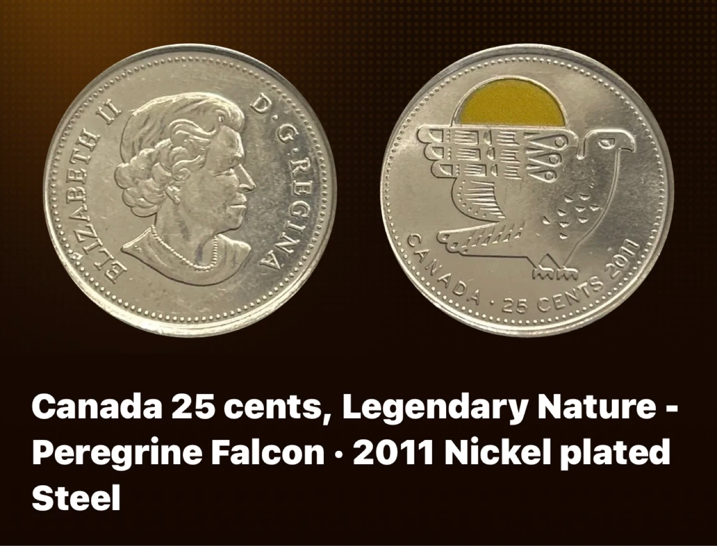 Collectable Canadian quarter