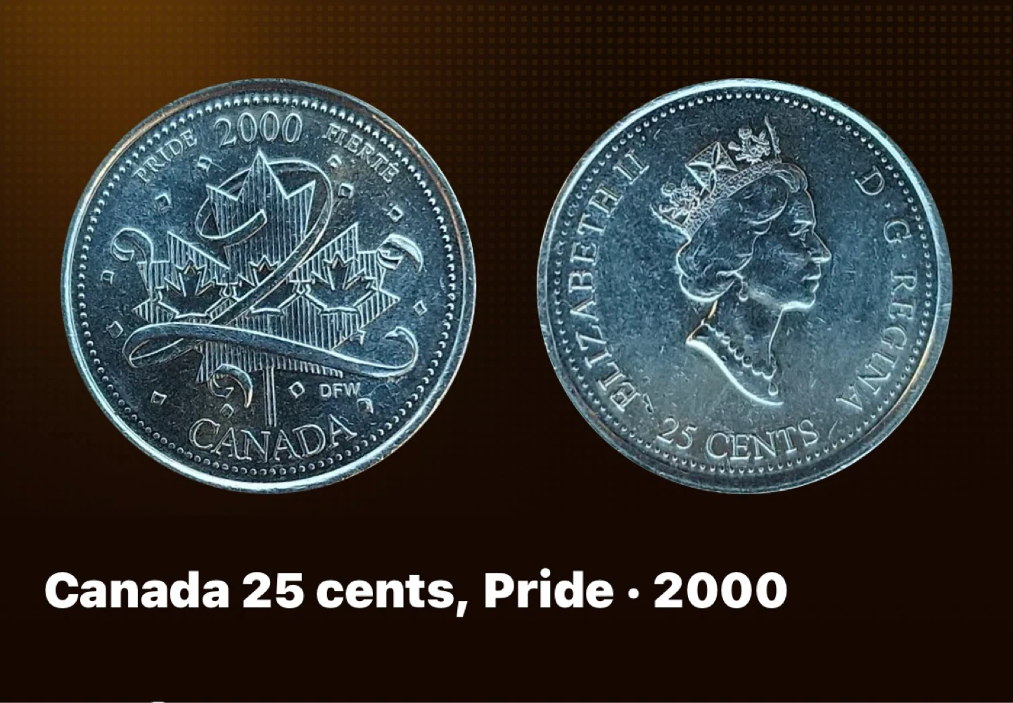 Collectable Canadian quarter - photo 2
