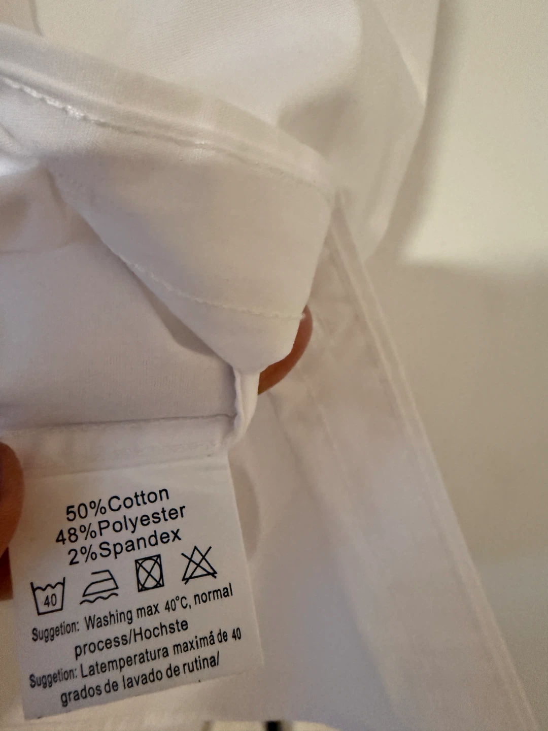 COOFANDY White Short Sleeve Button-Up Shirt Size L - photo 3